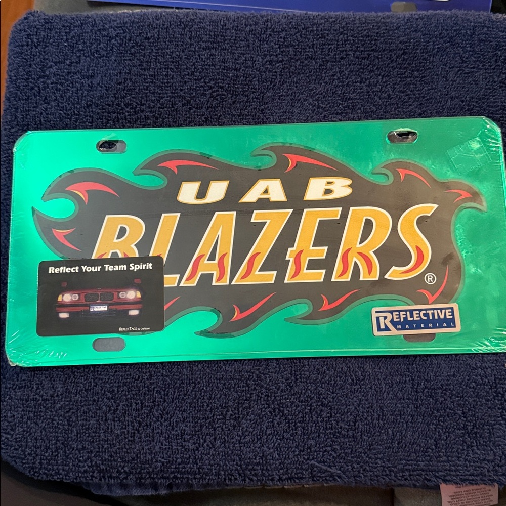 New UAB Blazers Reflective License Plate